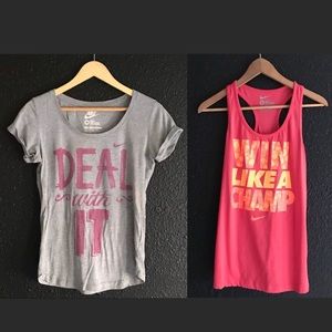 Nike (BUNDLE) women’s shirts!